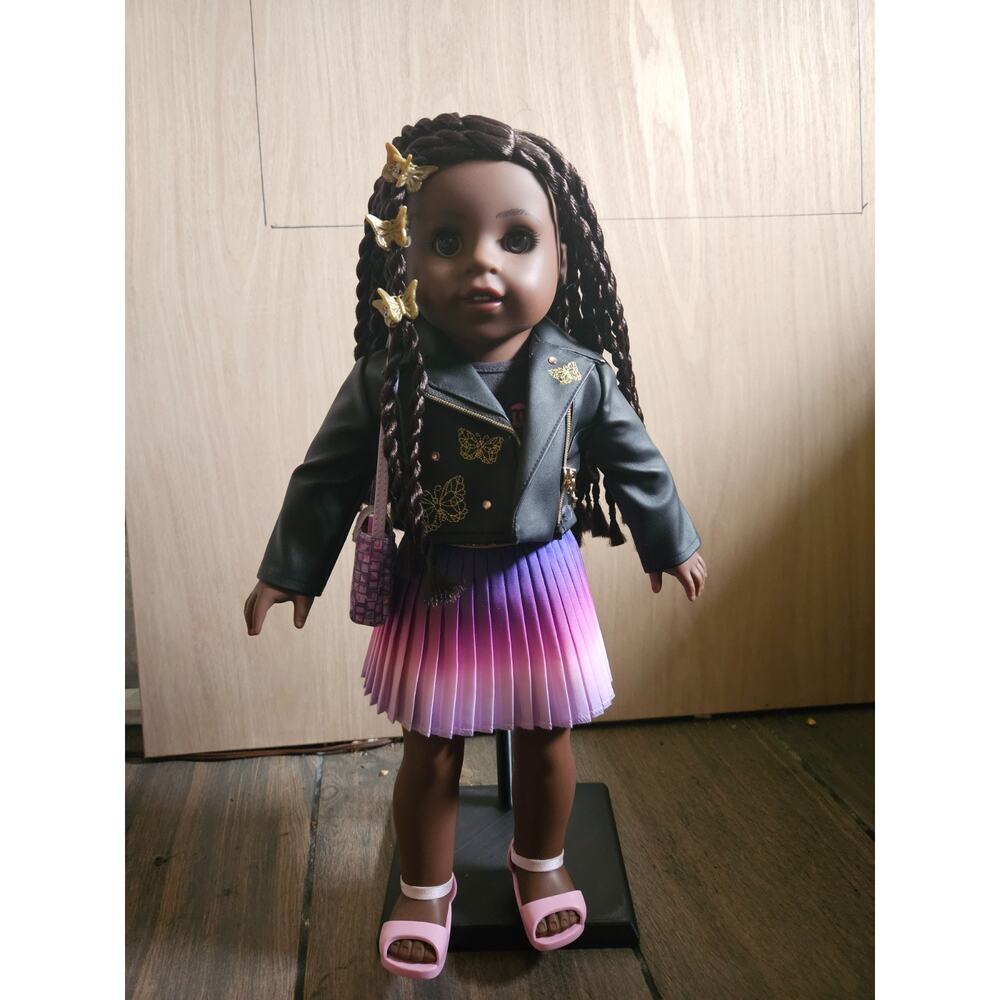 American Girl Makena Williams Doll Complete Meet Outfit Accessories World By Us